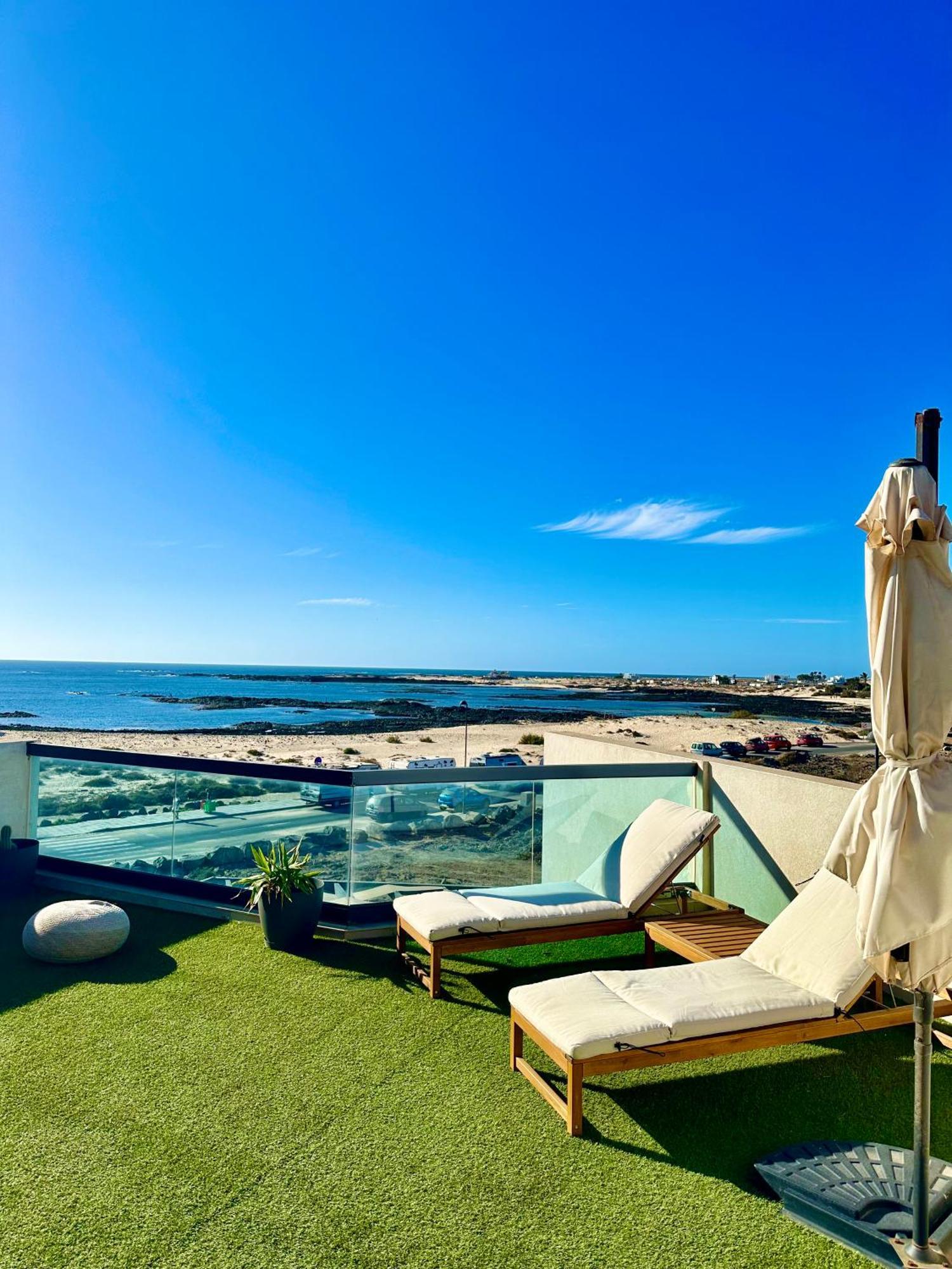 Apartamento Villa Bruno Con Vistas Al Mar, Primera Linea De Playa El Cotillo  Ngoại thất bức ảnh